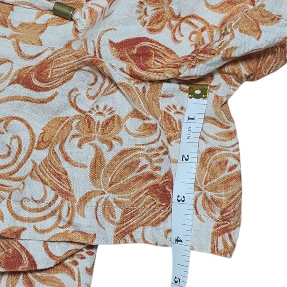 Anthropologie Jolene Bird 100% Linen Shorts Size Large - Picture 12 of 16